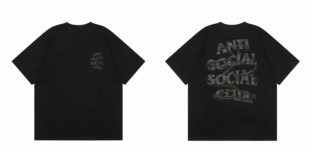 ASSC short sleeved American high street hip-hop fashion brand summer unisex loose cotton casual couple letter T-shirt (27)