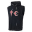 Thug Club Black Distressed Sleeveless Hooded Vest, Unisex