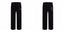 Broken Planet Logo Black Wide Leg Sweatpants