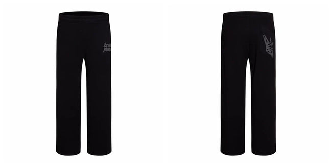 Broken Planet Logo Black Wide Leg Sweatpants Hover Image
