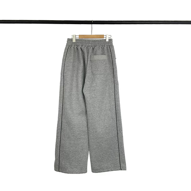 Broken Planet Logo Wide Leg Sweatpants - Heather Grey Hover Image