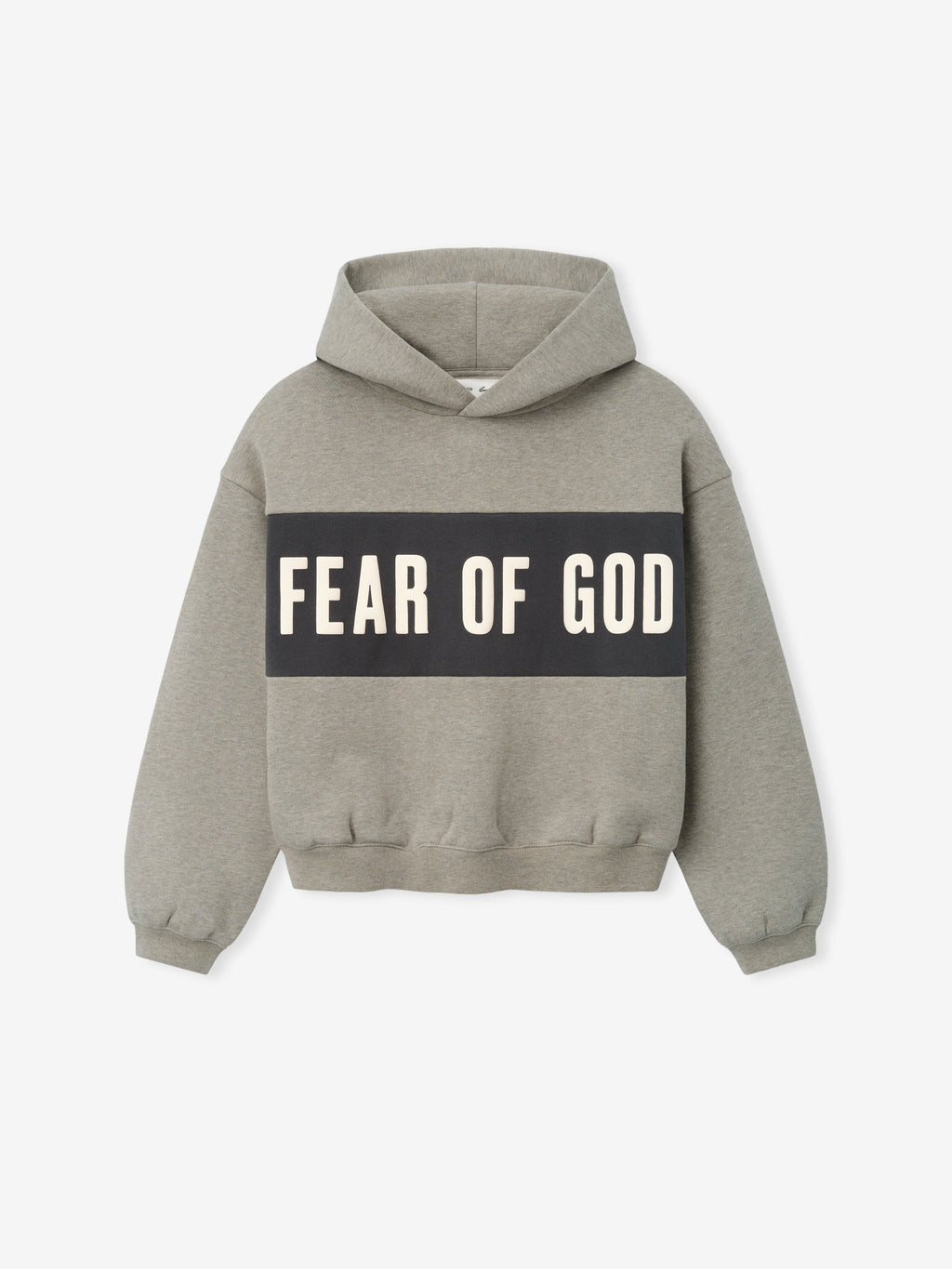 Fear Of God Essentials Kids Cropped Relaxed Panelled Hoodie