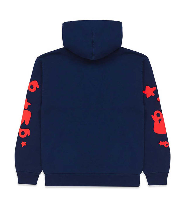Sp5der Beluga Hoodie Navy/Red Main Image