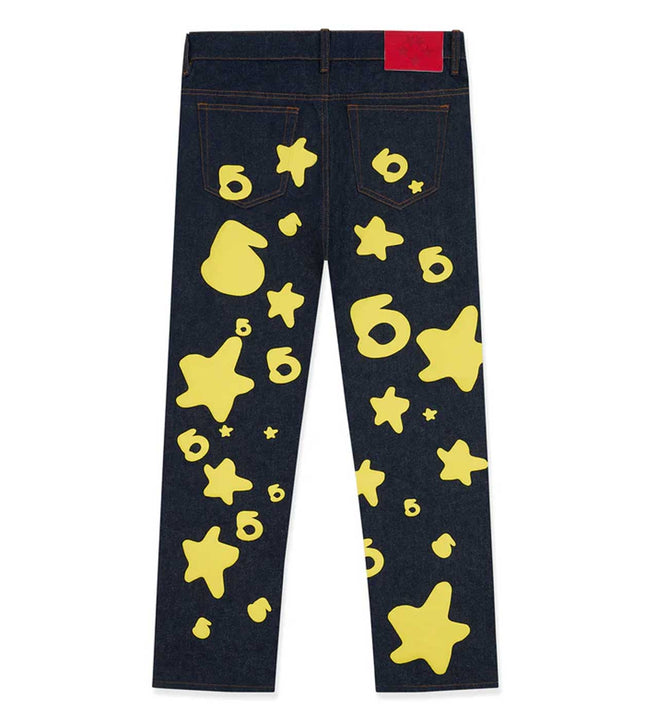 Sp5der Beluga Indigo Denim Blue/Yellow Main Image