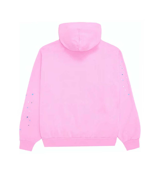 Sp5der OG Web Pink Hoodie Main Image
