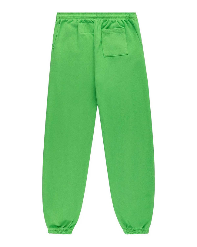 Sp5der P*nk Sweatpants V2 Rhinestone Slime Green Main Image