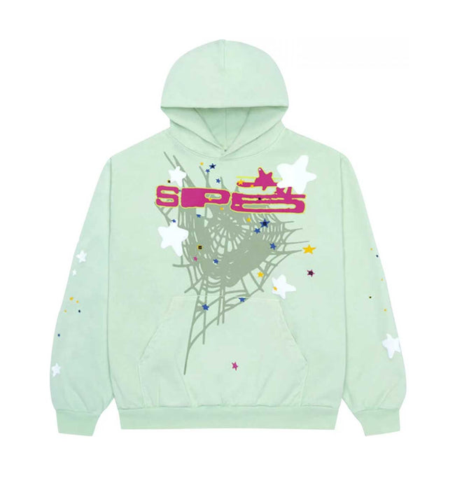 Sp5der Sp5 Mint Hoodie Hover Image