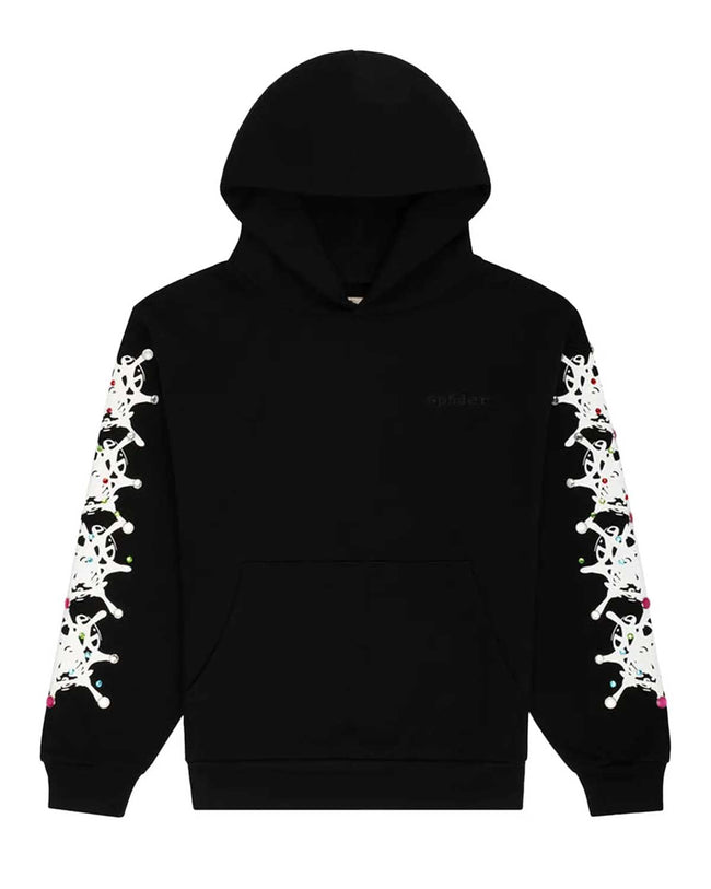Sp5der Stone Hoodie Black Hover Image