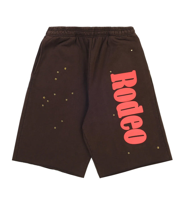 Sp5der x Cactus Jack Rodeo Sweatshorts Brown Hover Image