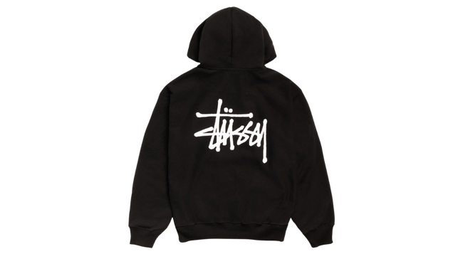 Stussy Basic Hoodie Black Hover Image