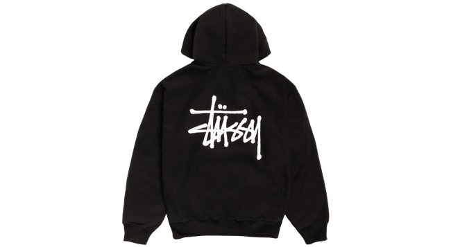 Stussy Basic Zip Hoodie Black Main Image