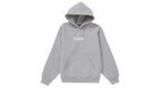 Supreme Box Logo Hoodie Heather Grey (FW24) (P)