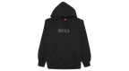 Supreme KAWS Chalk Logo Hoodie Black (P)