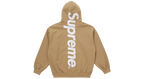 Supreme Satin Applique Hoodie Brown (FW25)