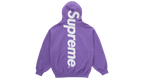 Supreme Satin Applique Hoodie Violet (FW25)