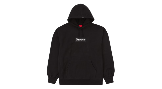 Supreme Black Box Logo Hoodie Black (FW21) (P) Hover Image