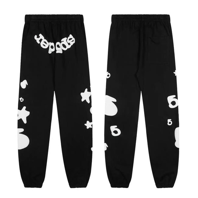 Sp5der Beluga 3M Reflective Sweatpants Black Hover Image