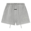 Fear Of God Essentials Classic Fleece Concrete Heather Shorts (FW25)