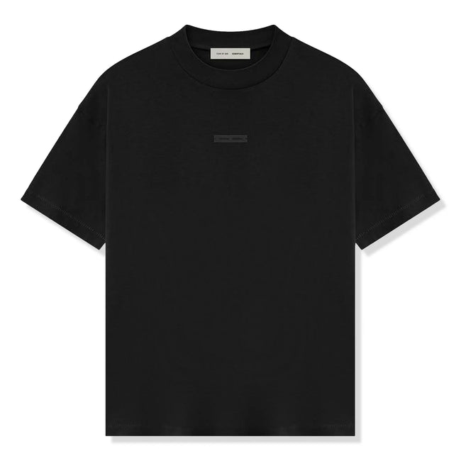 Fear Of God Essentials Classic Jet Black T-Shirt (FW25) Hover Image