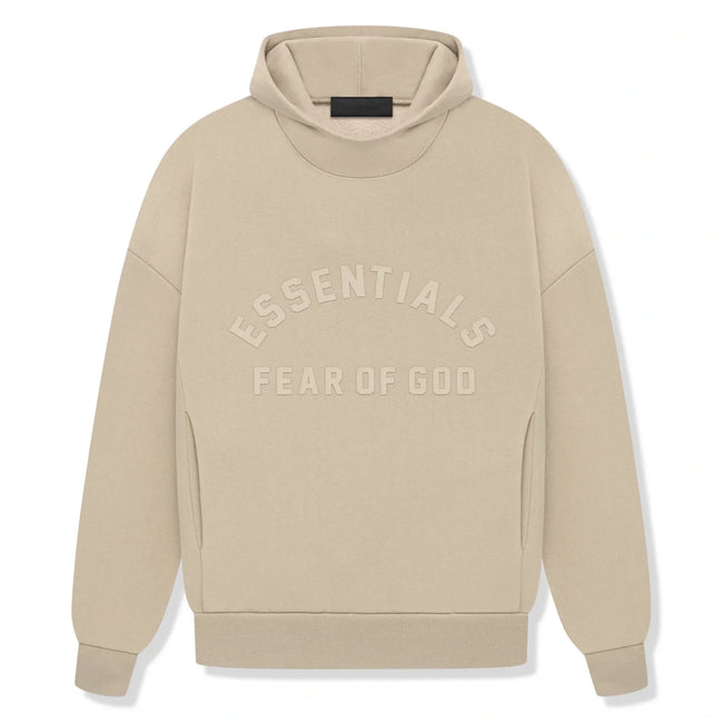 Fear Of God Essentials Dusty Beige Hoodie (FW23) Hover Image