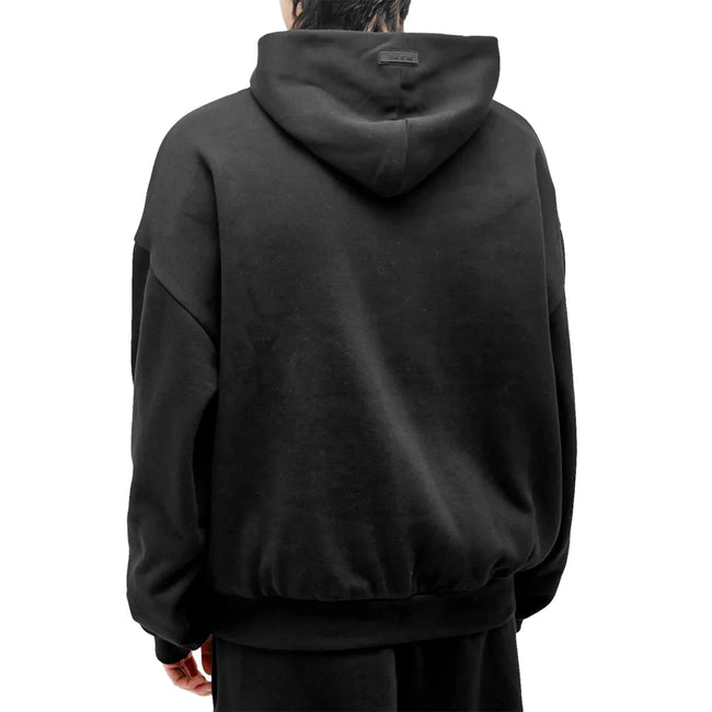 Fear Of God Essentials Jet Black Hoodie (FW23) Main Image