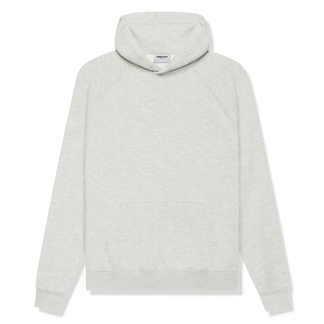 Fear Of God Essentials Reverse Logo Light Heather Oatmeal Hoodie (SS21) Main Image