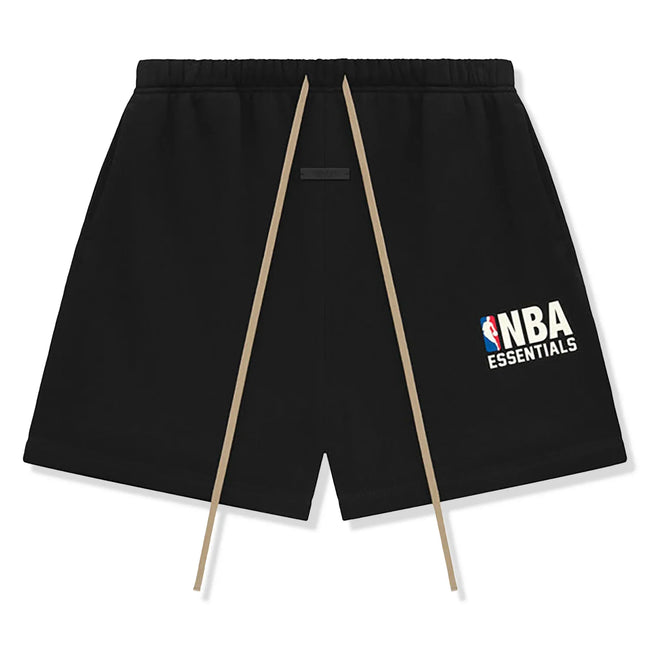 Fear Of God Essentials x NBA Black Shorts Hover Image