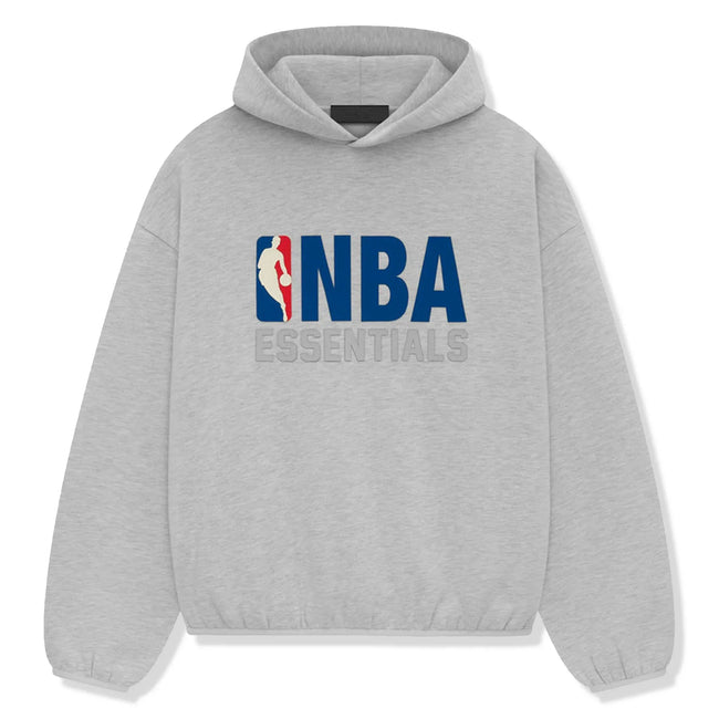 Fear Of God Essentials x NBA Light Heather Hoodie Hover Image