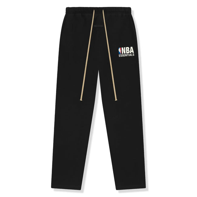 Fear of God Essentials x NBA Relaxed Black Sweatpants Hover Image