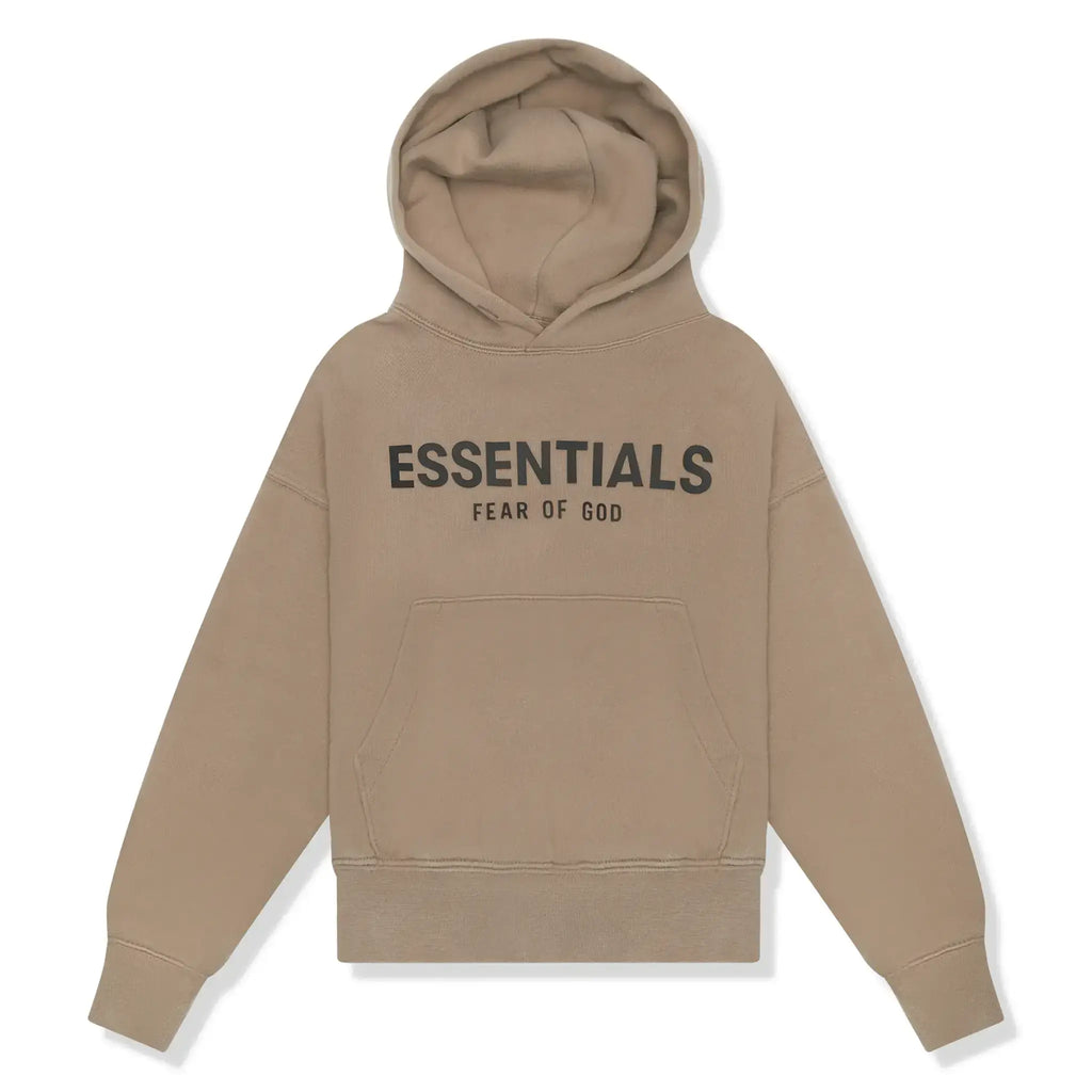 Fear Of God Essentials Kids Taupe Hoodie