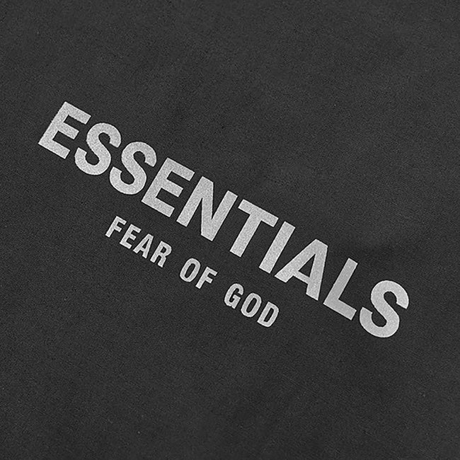 Fear Of God Essentials Black Nylon Track Pants Main Image